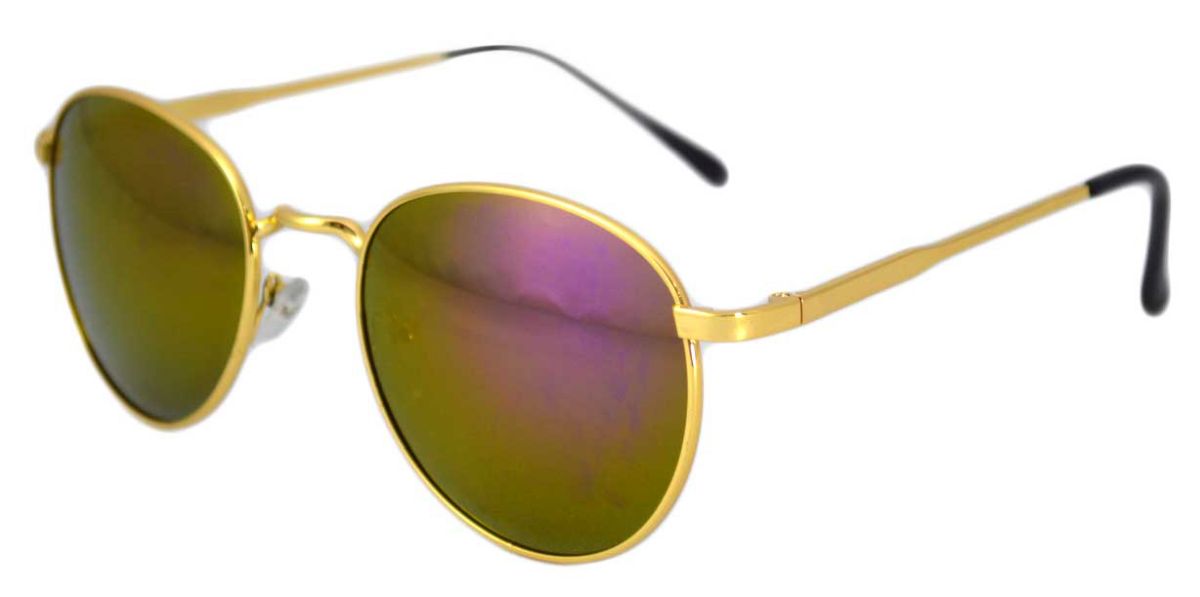 Ochelari de soare Rotunzi culoare Mov cu Gold'